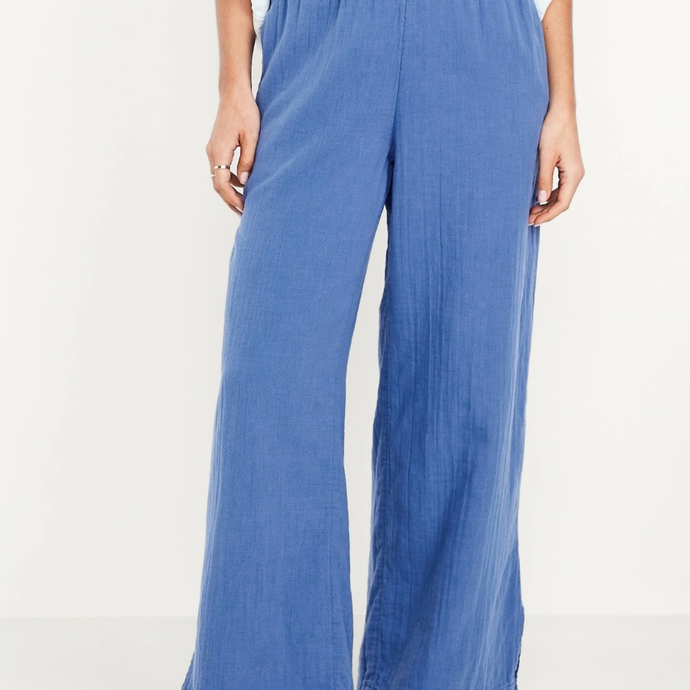 Abercrombie Crinkle Gauze Pants